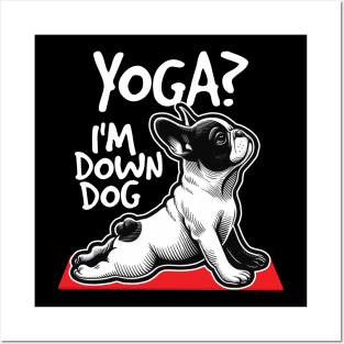 Yoga? I'm Down Dog Posters and Art